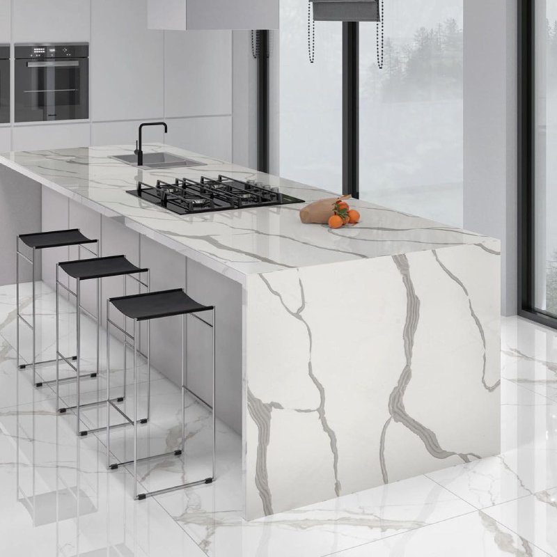 White Porcelain tiles
